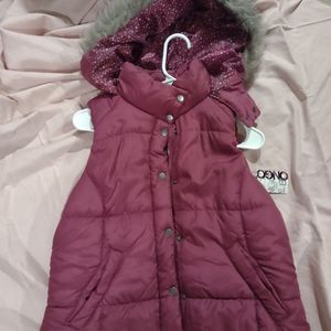 New bongo ski vest with hoodie